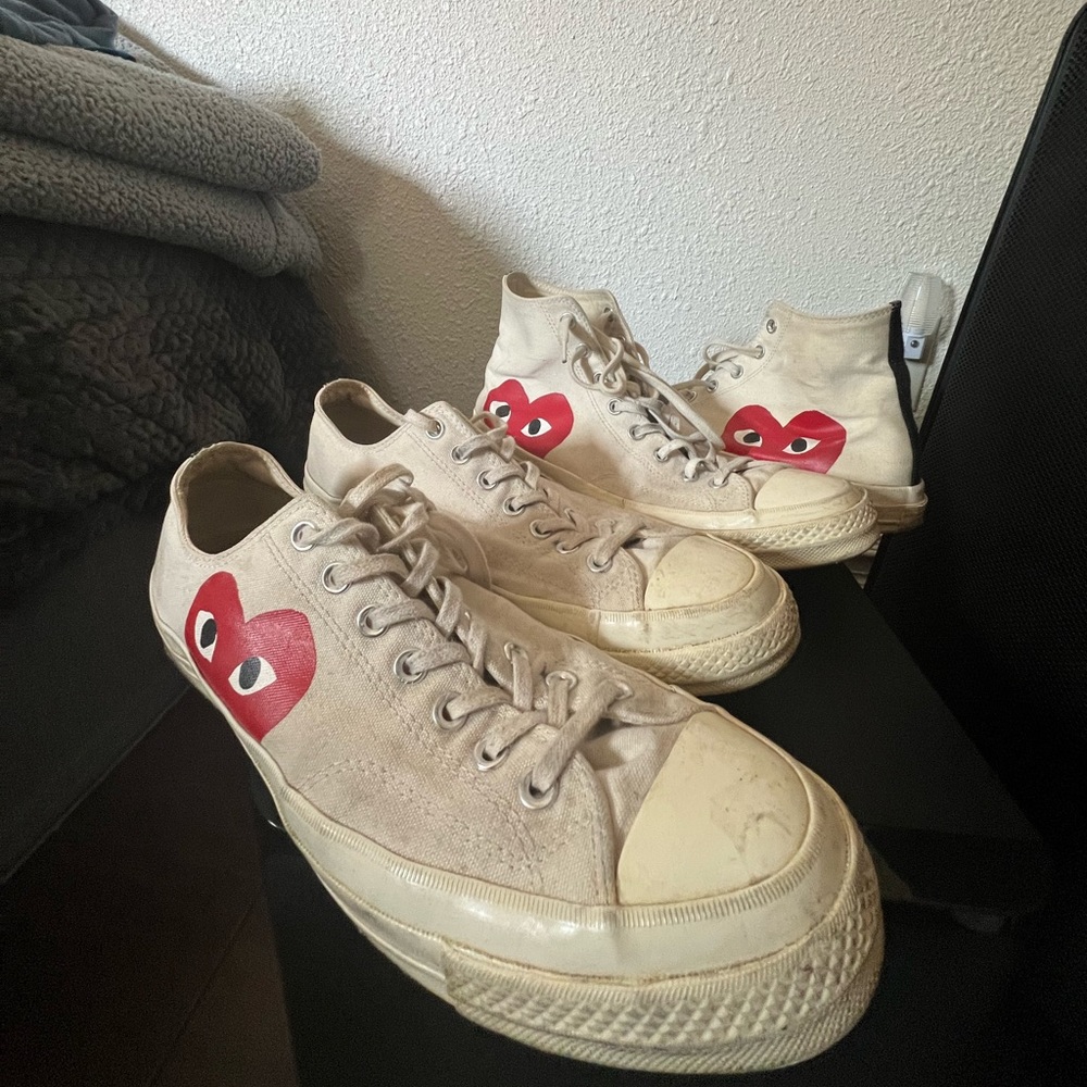 Converse x Comme des Garçons PLAY Chuck 70 Pair